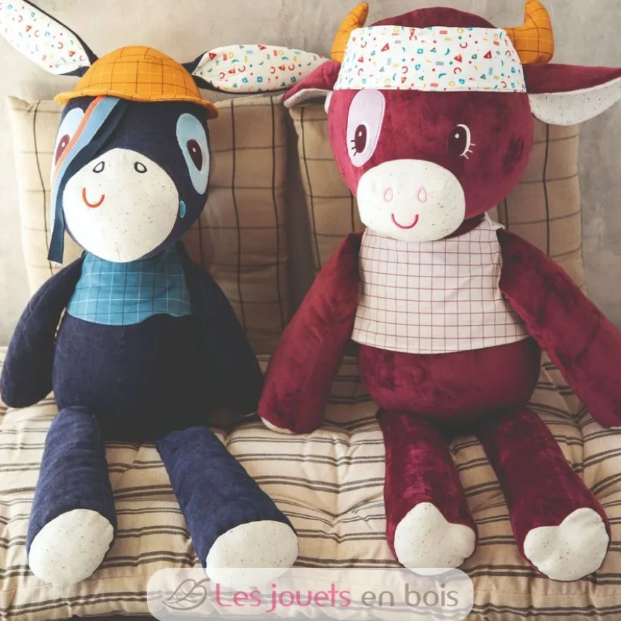 Peluche Ignace l'âne 50 cm - Lilliputiens
