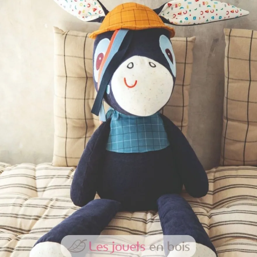 Peluche Ignace l'âne 50 cm - Lilliputiens