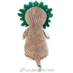 Peluche Jélékros lion gris vert Déglingos