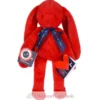 Peluche Lapin Méloé rouge passion 37 cm - Maïlou Tradition