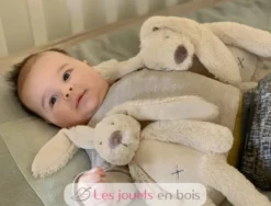 Peluche Lapin Richie Beige 28 cm - Happy Horse