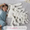 Peluche Lapin Richie beige crème 38 cm - Happy Horse