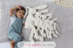 Peluche Lapin Richie beige crème 28 cm - Happy Horse
