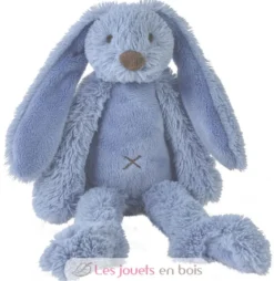 Peluche Lapin Richie bleu 38 cm - Happy Horse