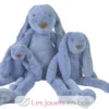 Peluche Lapin Richie bleu 28 cm - Happy Horse