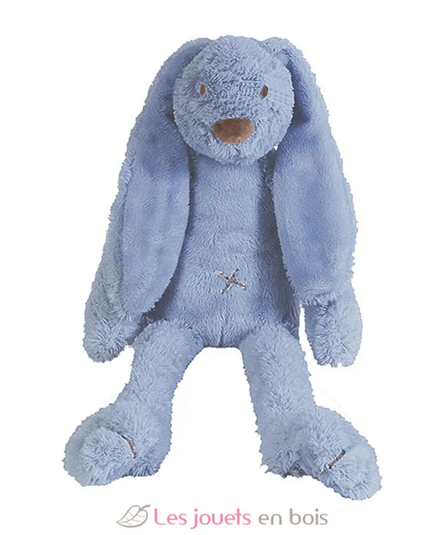 Peluche Lapin Richie bleu 28 cm - Happy Horse