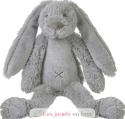 Peluche Lapin Richie gris clair 28 cm - Happy Horse