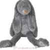Peluche Lapin Richie gris 38 cm - Happy Horse