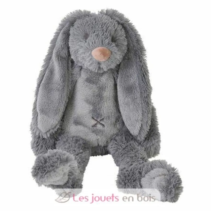 Peluche Lapin Richie gris 28 cm - Happy Horse