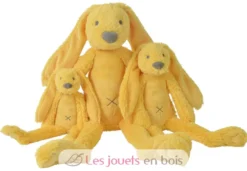 Peluche Lapin Richie jaune 58 cm - Happy Horse