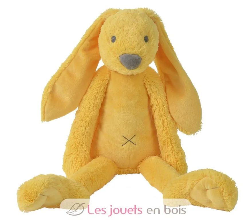 Peluche Lapin Richie jaune 58 cm - Happy Horse