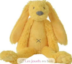 Peluche Lapin Richie jaune 28 cm - Happy Horse
