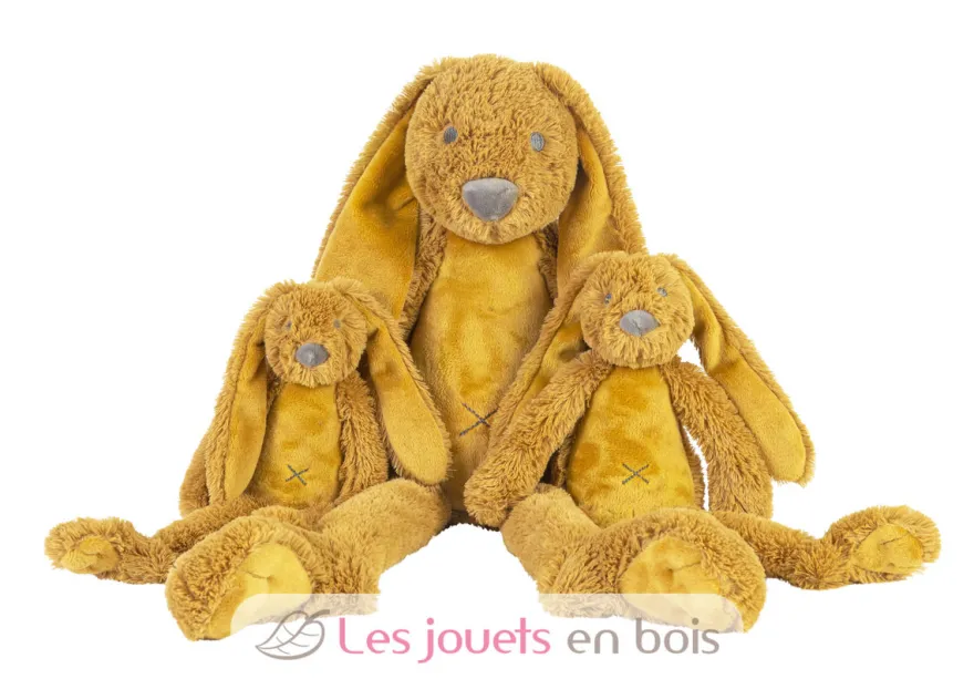 Peluche Lapin Richie Ocre 28 cm - Happy Horse