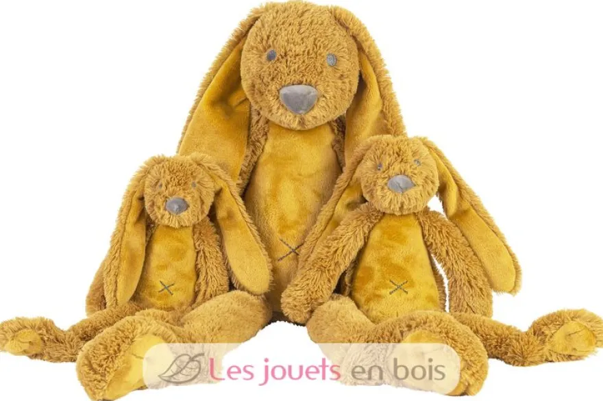 Peluche Lapin Richie Ocre 58 cm - Happy Horse