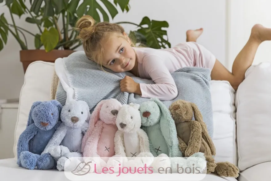 Peluche Lapin Richie Old Pink 58 cm - Happy Horse
