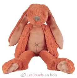 Peluche Lapin Richie Orange 38 cm - Happy Horse