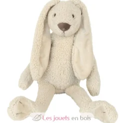 Peluche Lapin Richie polyester recyclé beige 38 cm - Happy Horse
