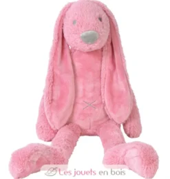 Peluche Lapin Richie rose 38 cm - Happy Horse