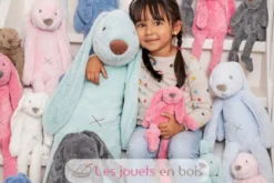 Peluche Lapin Richie rose 58 cm - Happy Horse