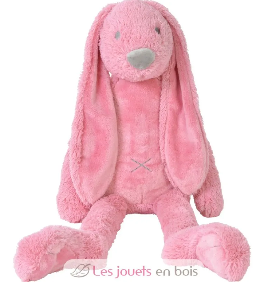 Peluche Lapin Richie rose 58 cm - Happy Horse