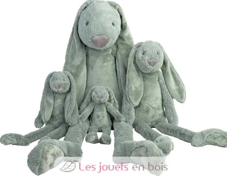 Peluche Lapin Richie vert 58 cm - Happy Horse
