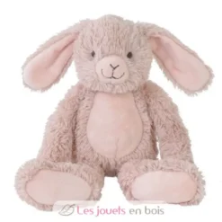 Peluche Lapin Rosi 22 cm rose pêche - Happy Horse