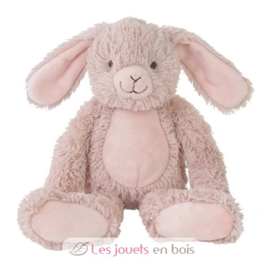Peluche Lapin Rosi 22 cm rose pêche - Happy Horse