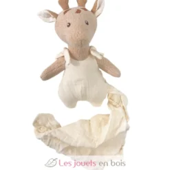 Peluche Léonie la girafe et son doudou en coton bio - Egmont Toys