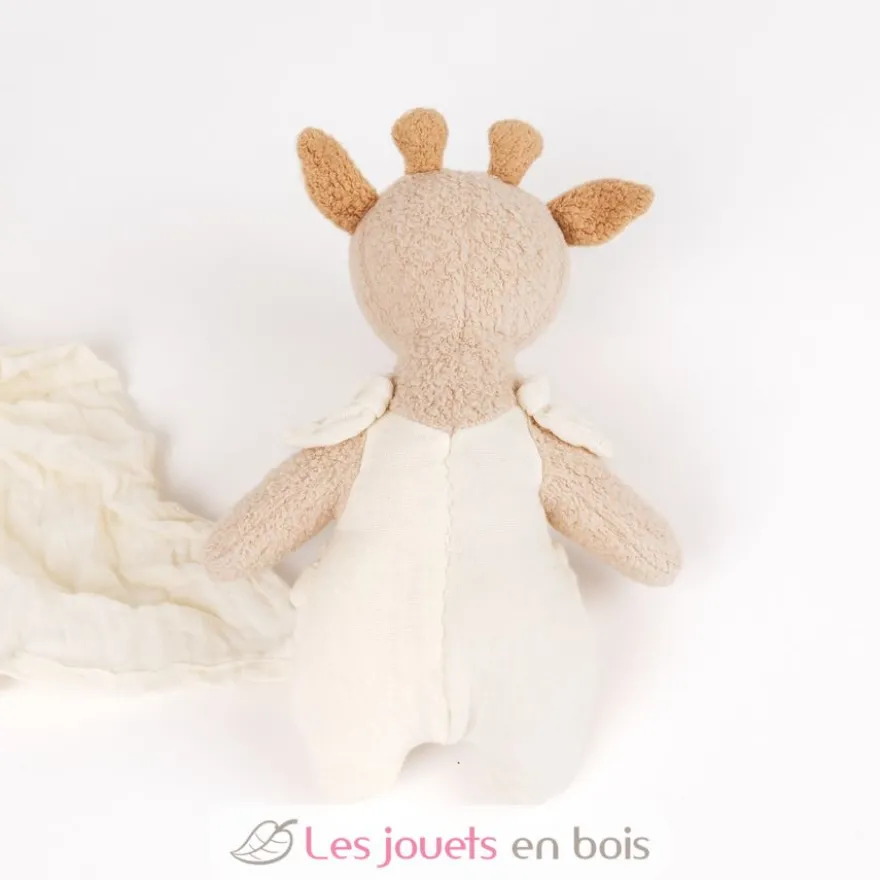 Peluche Léonie la girafe et son doudou en coton bio - Egmont Toys