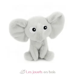 Peluche éléphant maman et son bébé gris clair - Les Déglingos