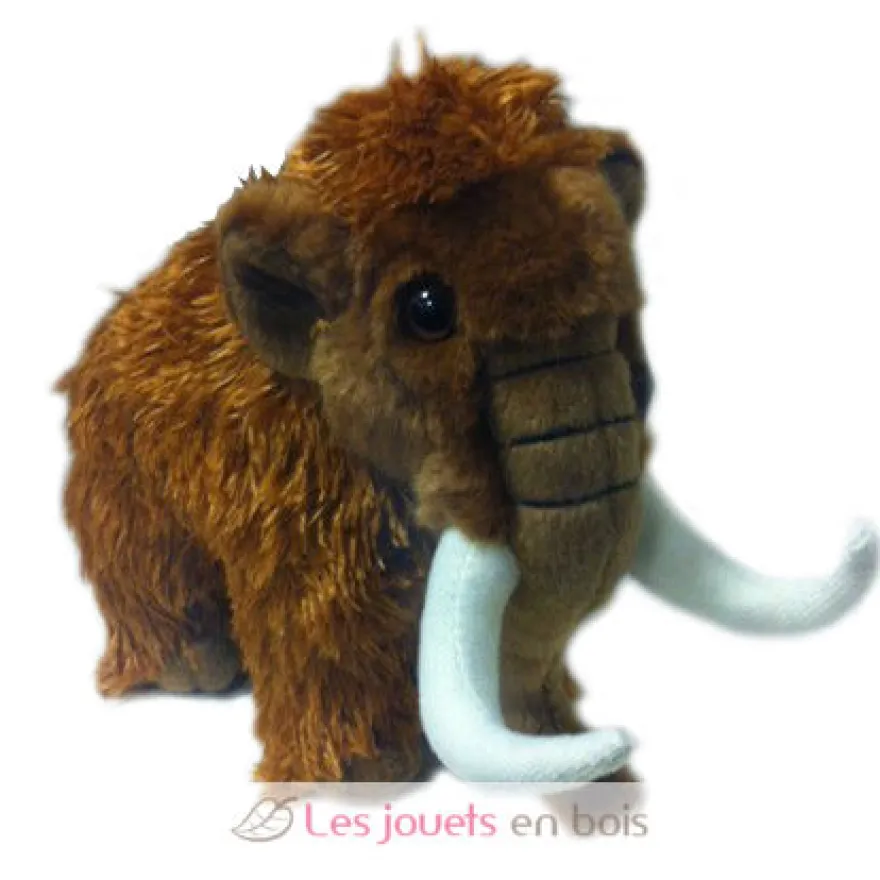Peluche Mammouth poils longs 23 cm - WWF