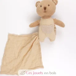 Peluche Marcel l'ours et son doudou en coton bio - Egmont Toys