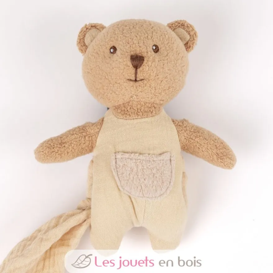 Peluche Marcel l'ours et son doudou en coton bio - Egmont Toys