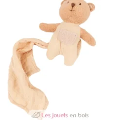 Peluche Marcel l'ours et son doudou en coton bio - Egmont Toys