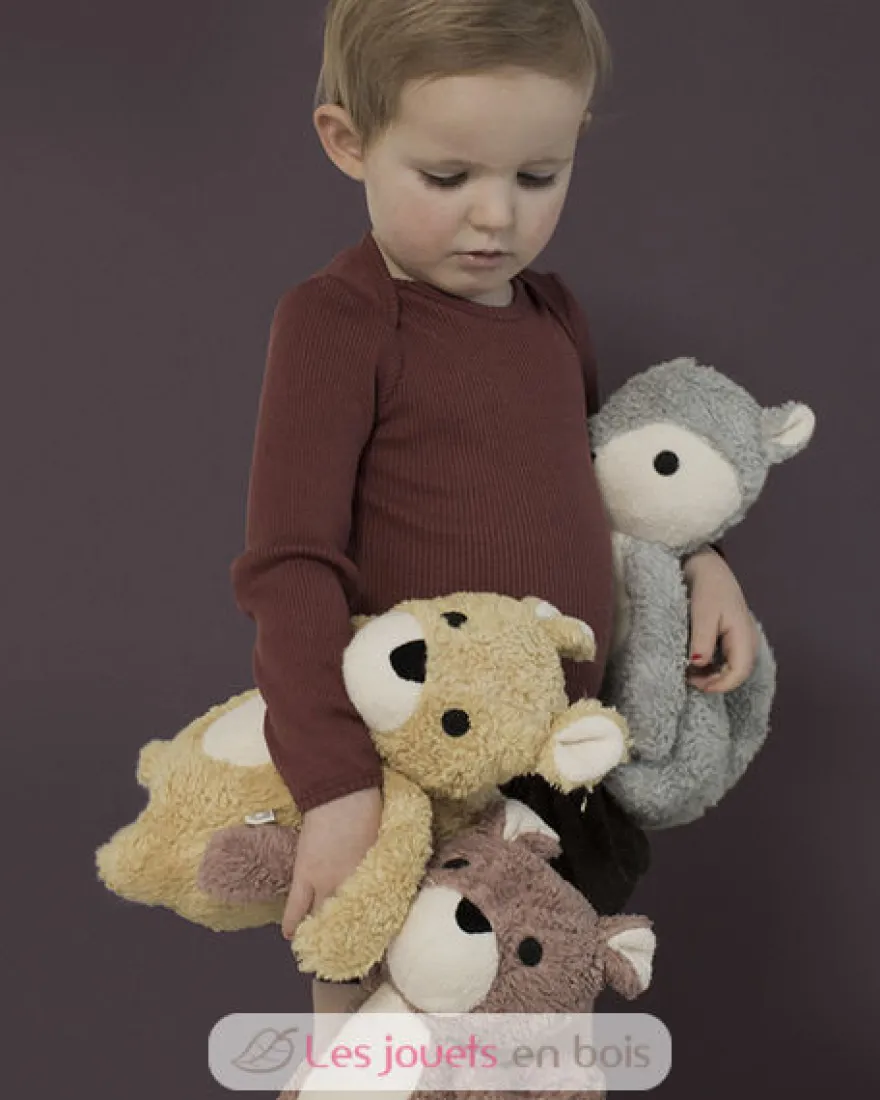Peluche Mikkel renard gris - Franck & Fischer