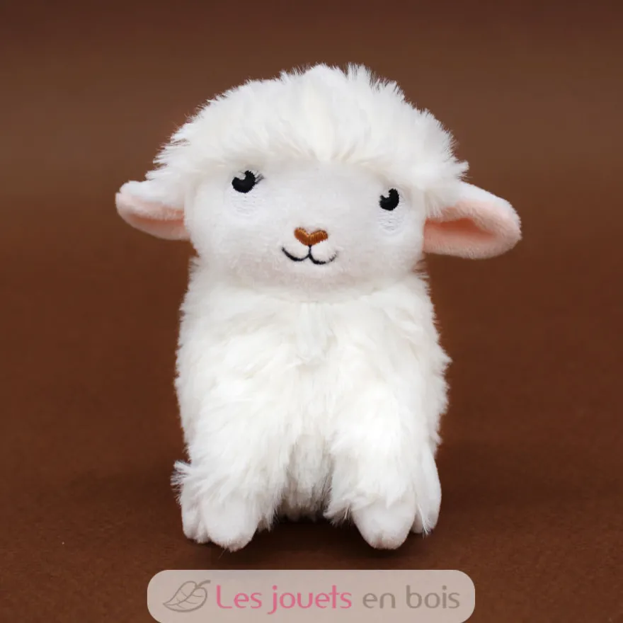 Peluche mouton Olou maman et son bébé blanc - Les Déglingos