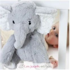 Peluche musicale Elliot l'éléphant gris - Cloud b