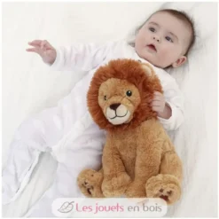 Peluche musicale Louis le lion avec détecteur de pleurs - Cloud b
