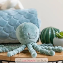 Peluche Octopus poulpe vert de gris - Nattou