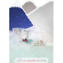 Peluche otarie maman et son bébé blanc et gris - Les Déglingos