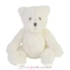 Peluche Ours blanc 26 cm - Happy Horse