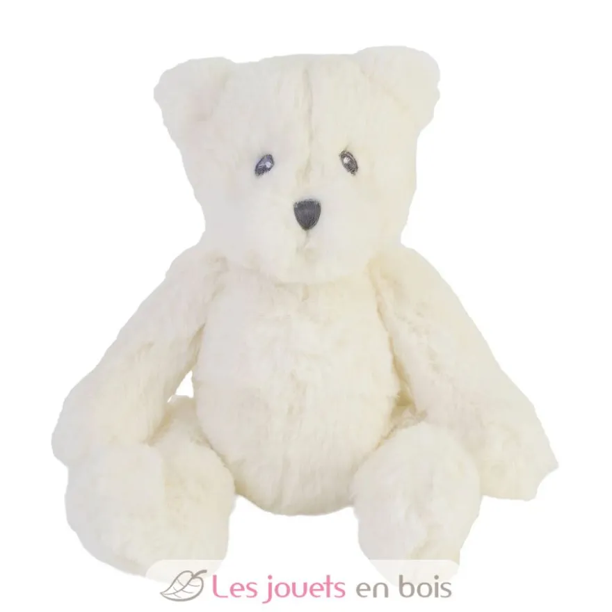 Peluche Ours blanc 26 cm - Happy Horse
