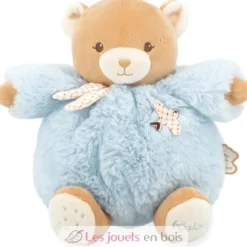 Peluche Ours Patapouf bleu 17 cm - Kaloo