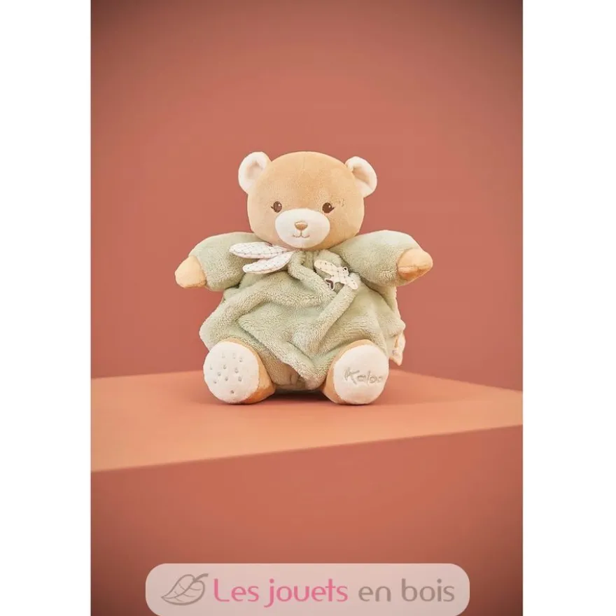 Peluche Ours Patapouf vert 17 cm - Kaloo