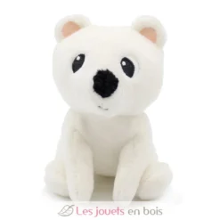 Peluche ours polaire maman et son bébé blanc - Les Déglingos