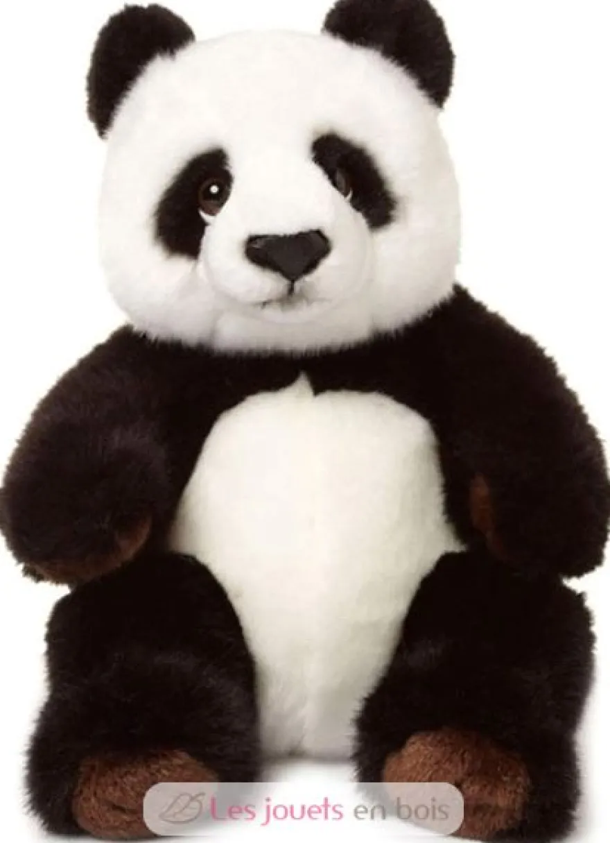 Peluche Panda assis 22 cm - WWF