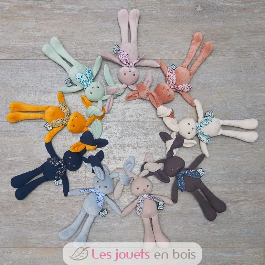 Peluche pantin lapin terracotta 25 cm - Kaloo