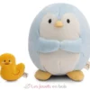Peluche Pingouin Waddle 16 cm avec un canard - Nici