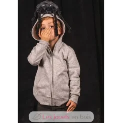 Peluche Ptipotos araignée noire - Les Déglingos
