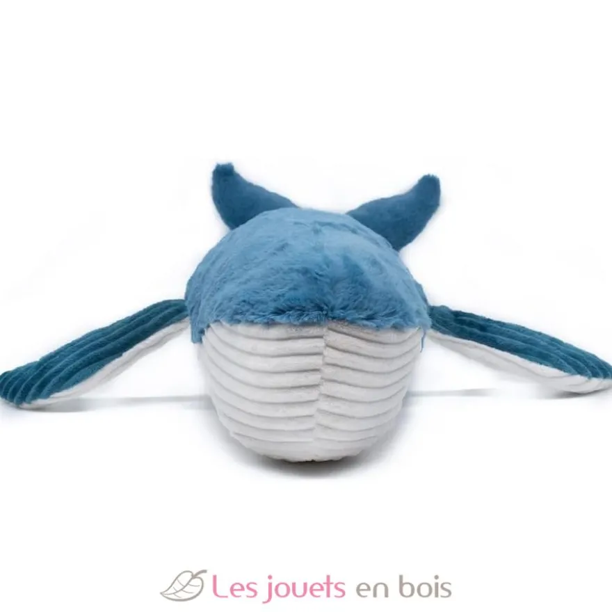 Peluche Ptipotos Baleine maman bébé bleue - Les Déglingos
